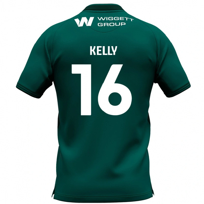 Danxen Donna Maglia Daniel Kelly #16 Verde Kit Gara Away 2024/25 Maglietta