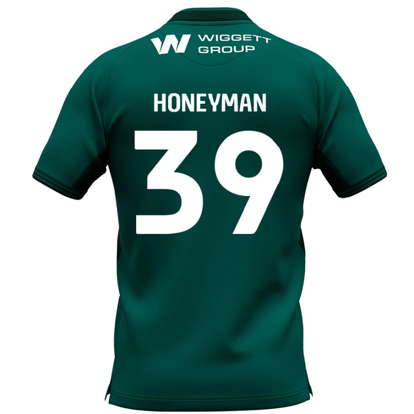 Danxen Donna Maglia George Honeyman #39 Verde Kit Gara Away 2024/25 Maglietta