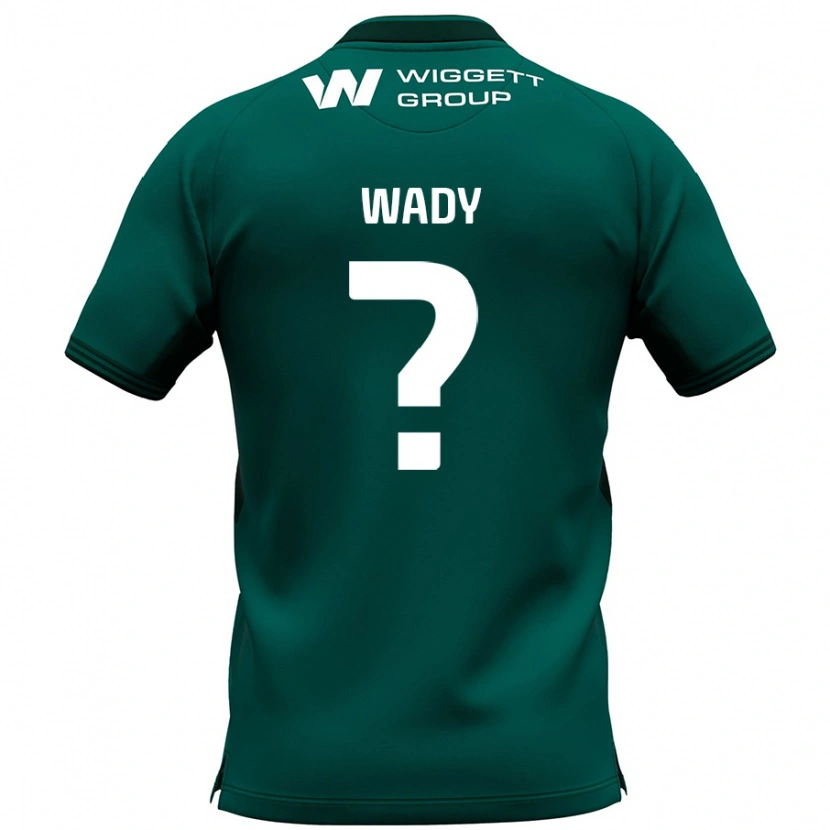 Danxen Donna Maglia Ethan Wady #0 Verde Kit Gara Away 2024/25 Maglietta