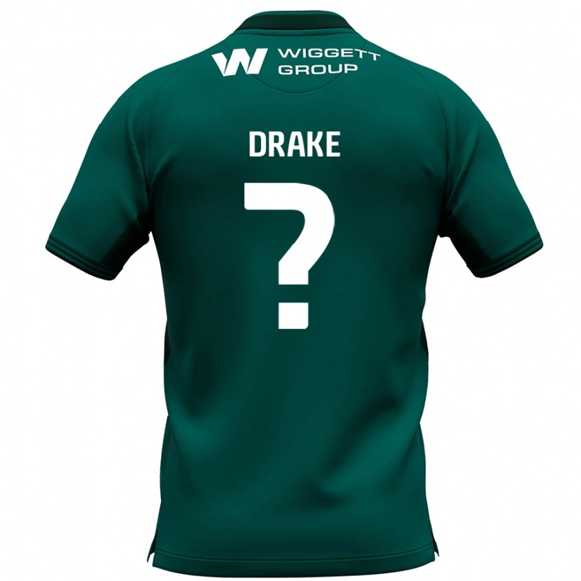 Danxen Donna Maglia Ben Drake #0 Verde Kit Gara Away 2024/25 Maglietta