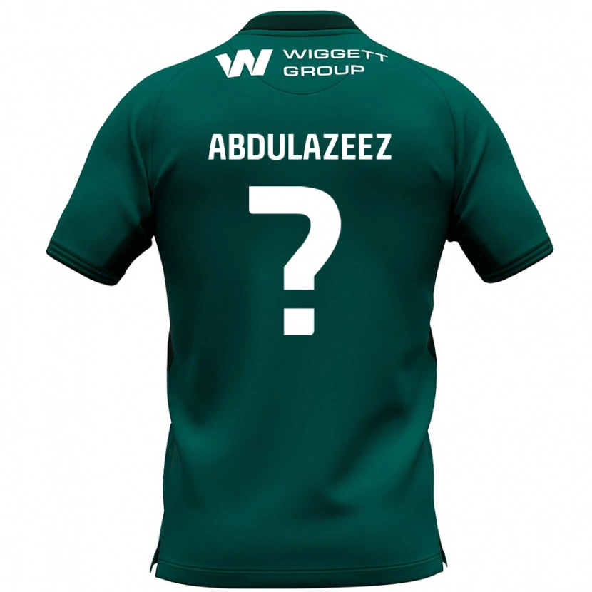 Danxen Donna Maglia Abdulahi Abdulazeez #0 Verde Kit Gara Away 2024/25 Maglietta