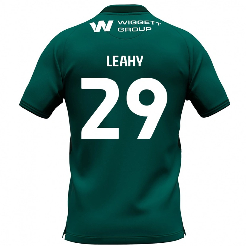 Danxen Donna Maglia Tom Leahy #29 Verde Kit Gara Away 2024/25 Maglietta