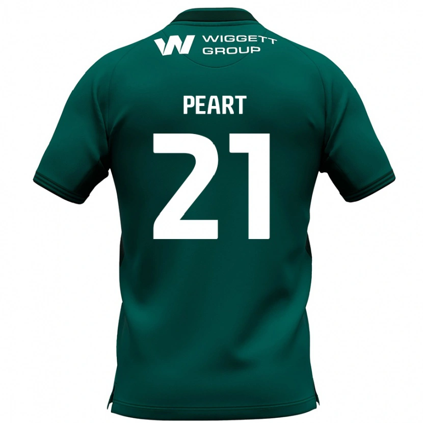 Danxen Donna Maglia Kalani Peart #21 Verde Kit Gara Away 2024/25 Maglietta