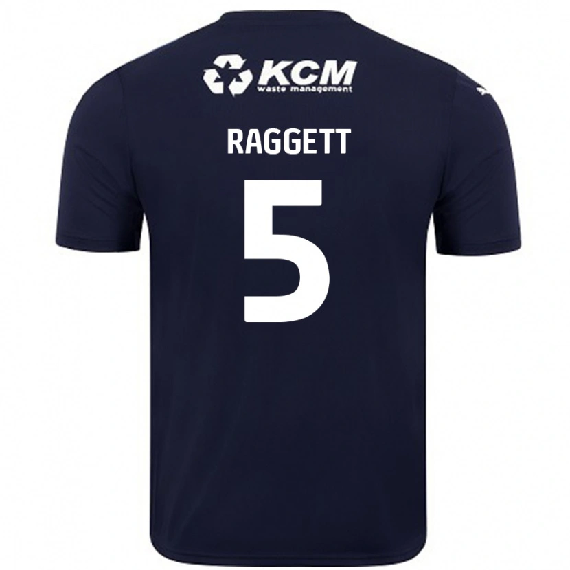 Danxen Donna Maglia Sean Raggett #5 Blu Navy Kit Gara Away 2024/25 Maglietta