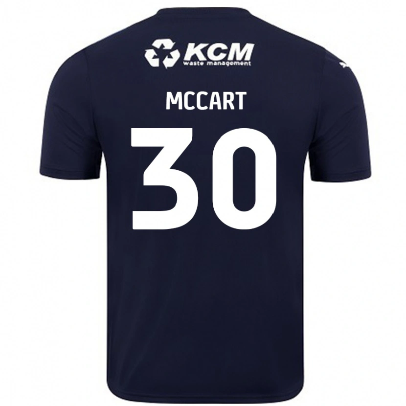 Danxen Donna Maglia Jamie Mccart #30 Blu Navy Kit Gara Away 2024/25 Maglietta