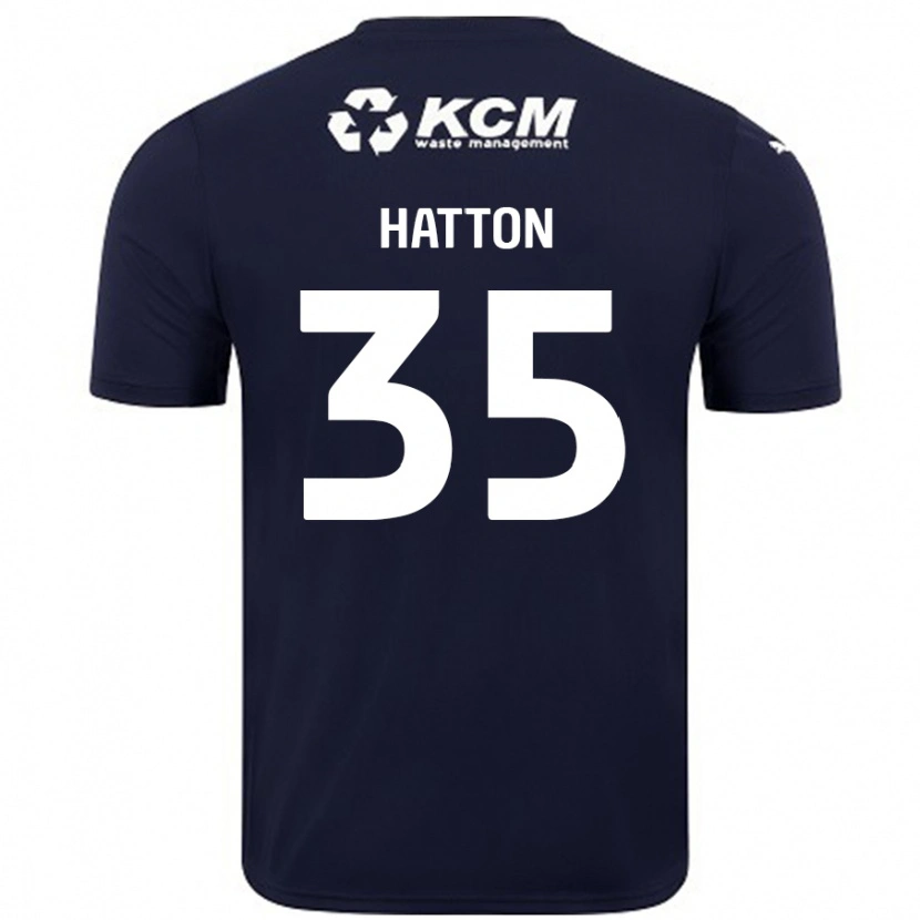 Danxen Donna Maglia Ben Hatton #35 Blu Navy Kit Gara Away 2024/25 Maglietta