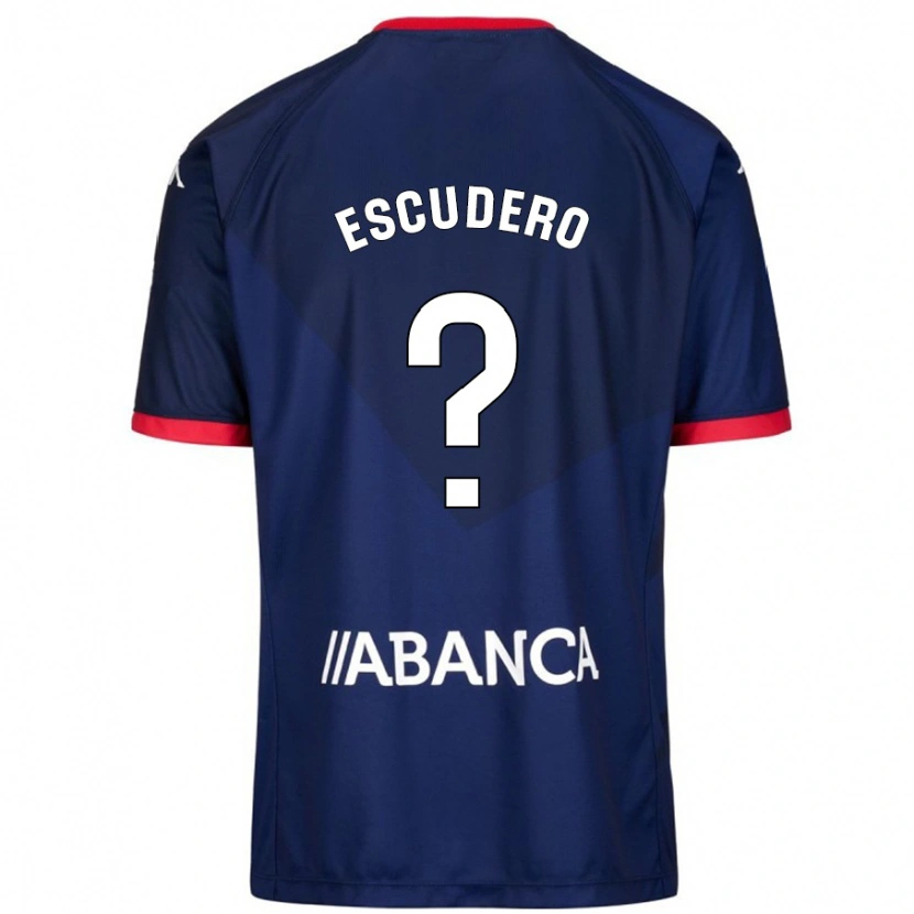 Danxen Donna Maglia Sergio Escudero #18 Blu Navy Kit Gara Away 2024/25 Maglietta