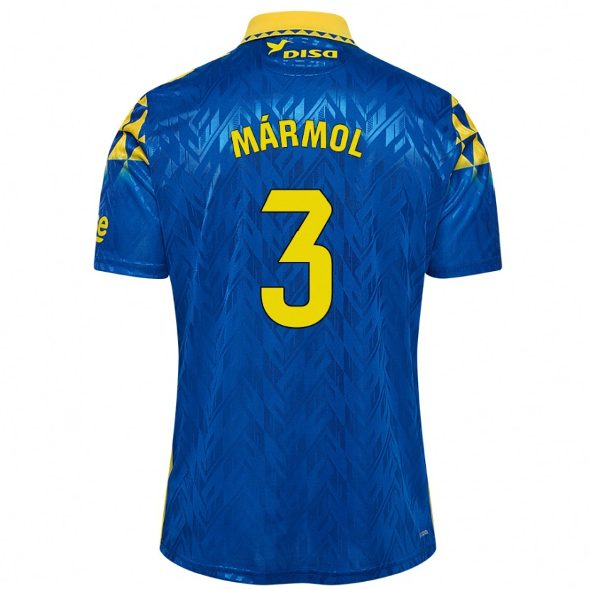Danxen Donna Maglia Mika Mármol #3 Blu Giallo Kit Gara Away 2024/25 Maglietta