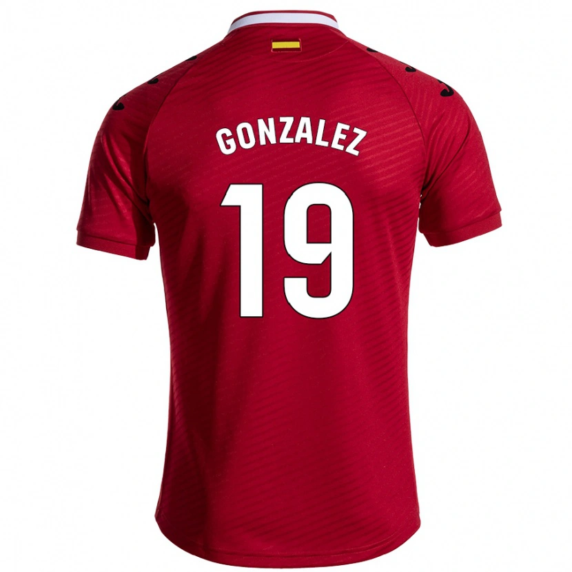 Danxen Donna Maglia Peter Federico #19 Rosso Scuro Kit Gara Away 2024/25 Maglietta