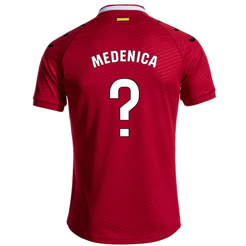 Danxen Donna Maglia Djordjije Medenica #0 Rosso Scuro Kit Gara Away 2024/25 Maglietta
