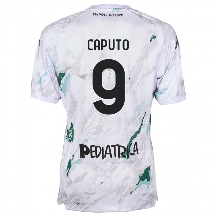 Danxen Donna Maglia Francesco Caputo #9 Grigio Kit Gara Away 2024/25 Maglietta