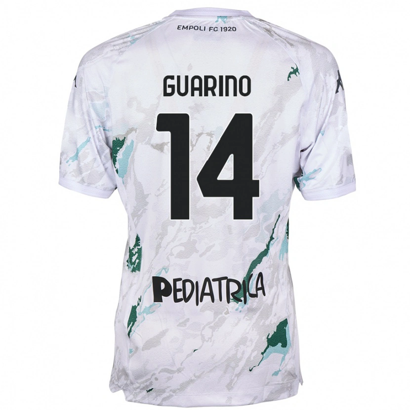 Danxen Donna Maglia Gabriele Guarino #14 Grigio Kit Gara Away 2024/25 Maglietta