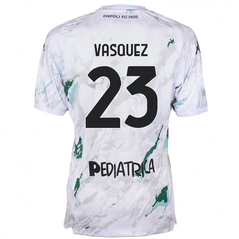 Danxen Donna Maglia Devis Vásquez #23 Grigio Kit Gara Away 2024/25 Maglietta