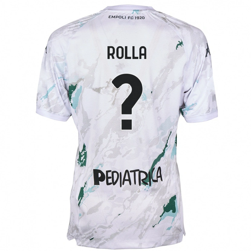 Danxen Donna Maglia Nicola Rolla #0 Grigio Kit Gara Away 2024/25 Maglietta