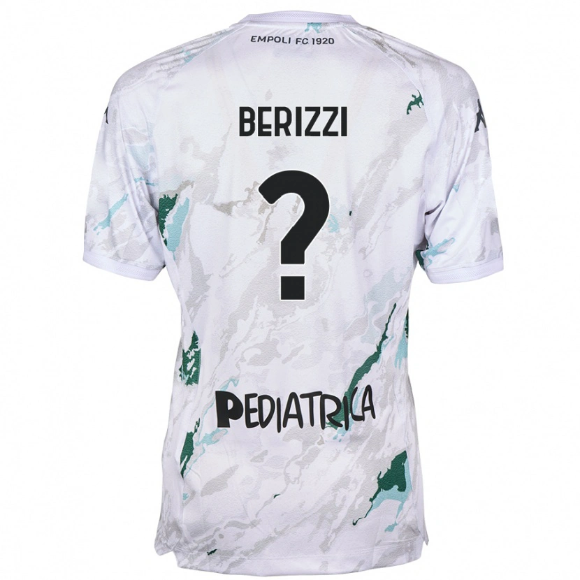 Danxen Donna Maglia Roberto Berizzi #0 Grigio Kit Gara Away 2024/25 Maglietta