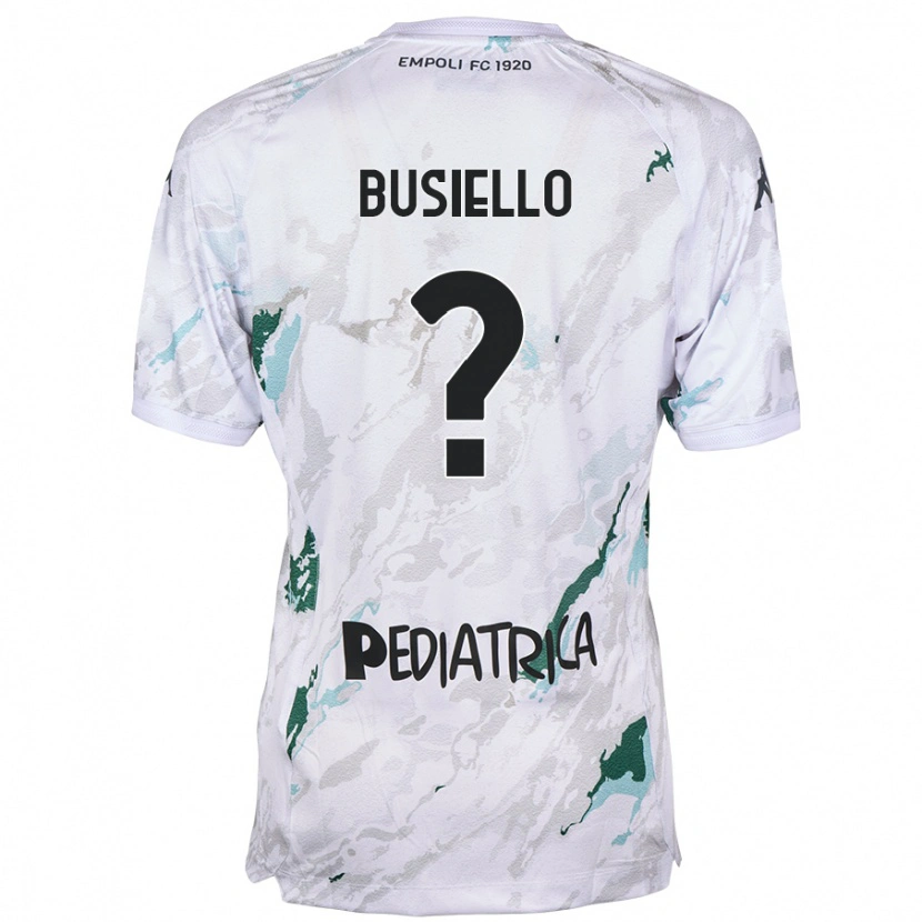 Danxen Donna Maglia Danilo Busiello #0 Grigio Kit Gara Away 2024/25 Maglietta