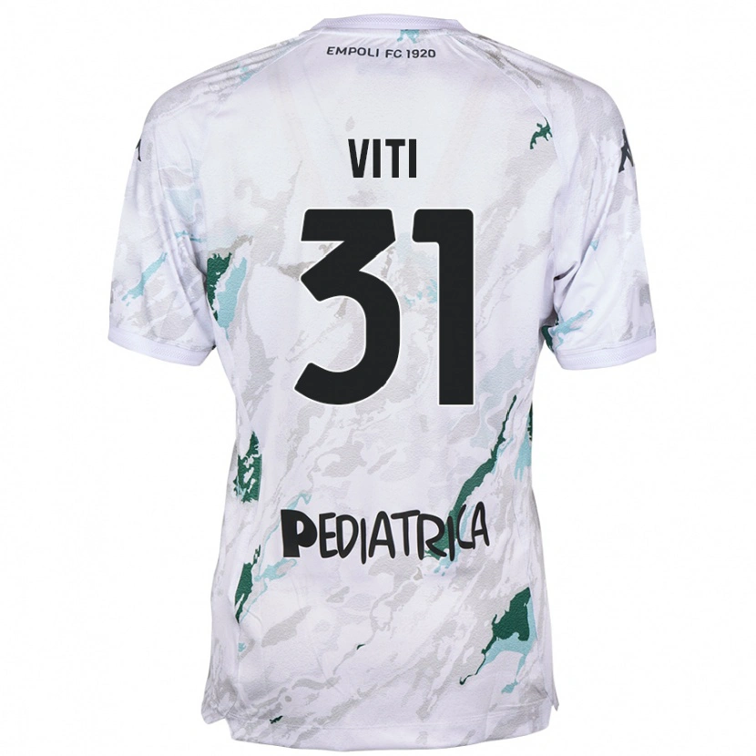 Danxen Donna Maglia Vittorio Viti #31 Grigio Kit Gara Away 2024/25 Maglietta