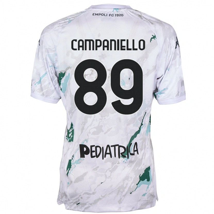 Danxen Donna Maglia Thomas Campaniello #89 Grigio Kit Gara Away 2024/25 Maglietta