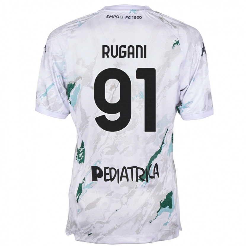 Danxen Donna Maglia Tommaso Rugani #91 Grigio Kit Gara Away 2024/25 Maglietta
