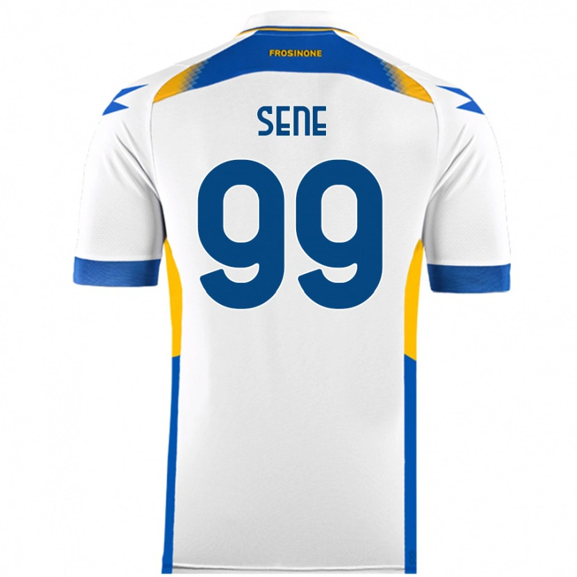 Danxen Donna Maglia Fallou Sene #99 Bianco Kit Gara Away 2024/25 Maglietta
