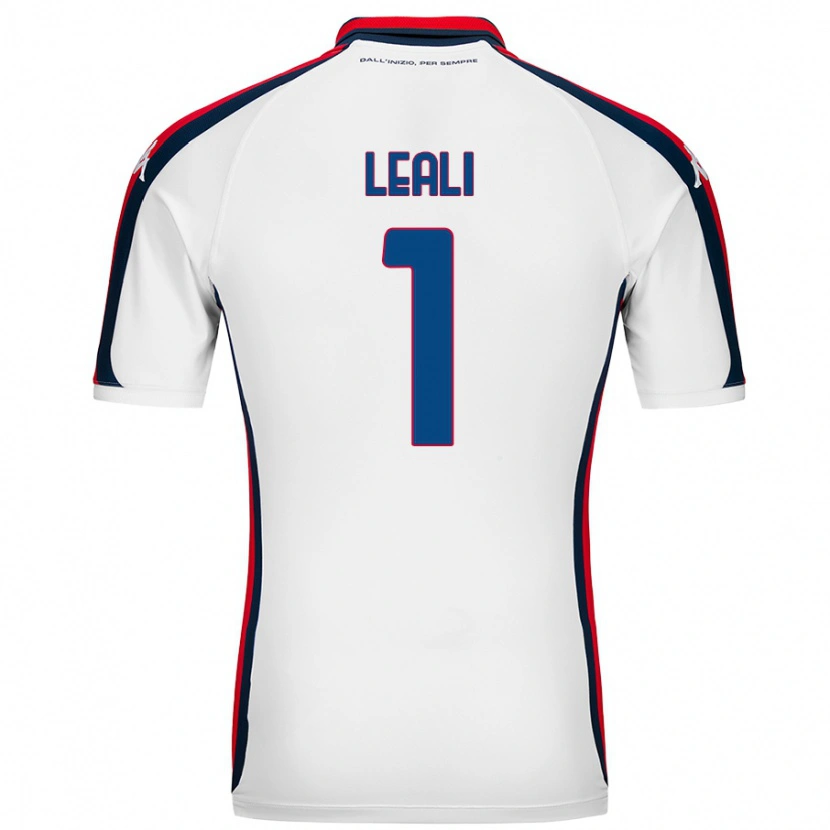 Danxen Donna Maglia Nicola Leali #1 Bianco Kit Gara Away 2024/25 Maglietta