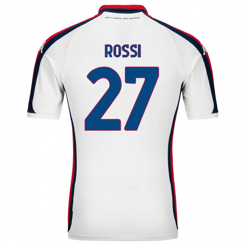 Danxen Donna Maglia Lucrezia Rossi #27 Bianco Kit Gara Away 2024/25 Maglietta