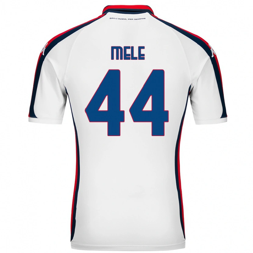Danxen Donna Maglia Chiara Mele #44 Bianco Kit Gara Away 2024/25 Maglietta