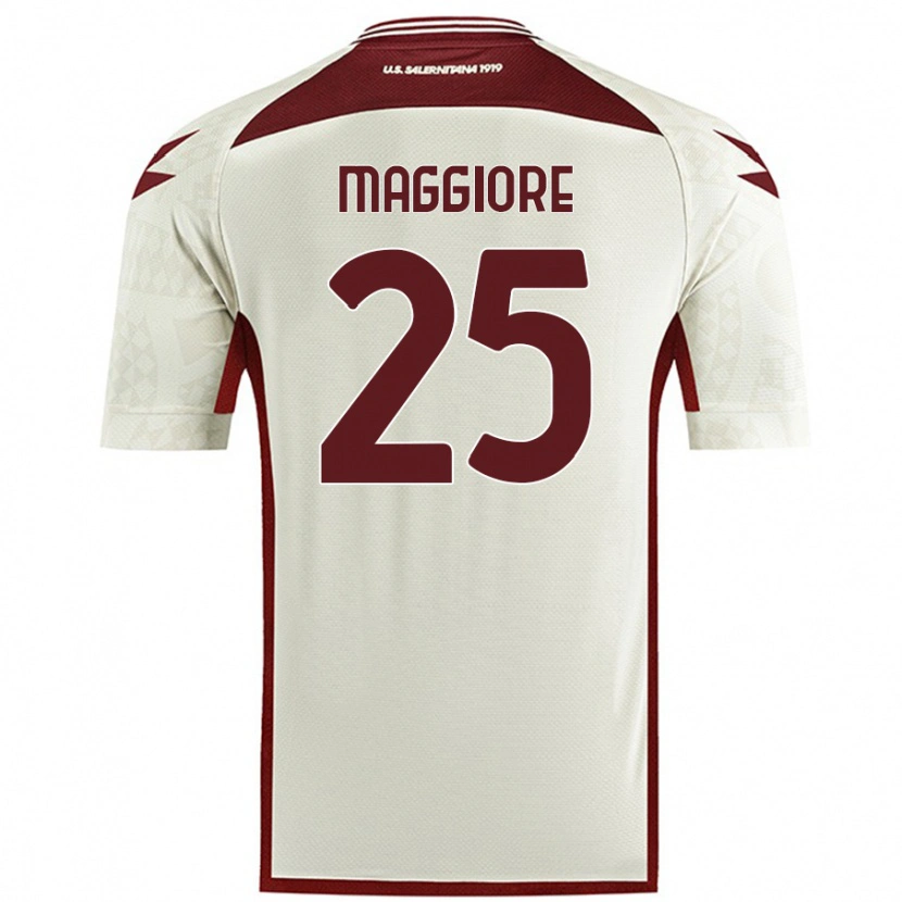 Danxen Donna Maglia Giulio Maggiore #25 Colore Crema Kit Gara Away 2024/25 Maglietta