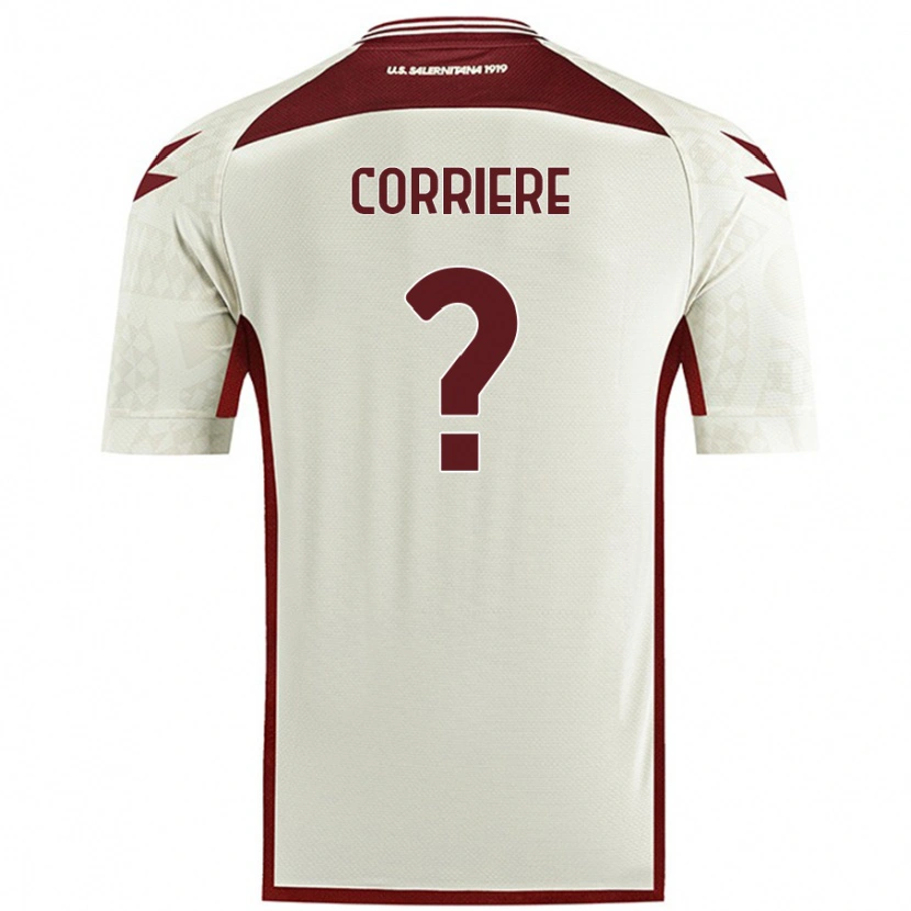 Danxen Donna Maglia Francesco Corriere #0 Colore Crema Kit Gara Away 2024/25 Maglietta