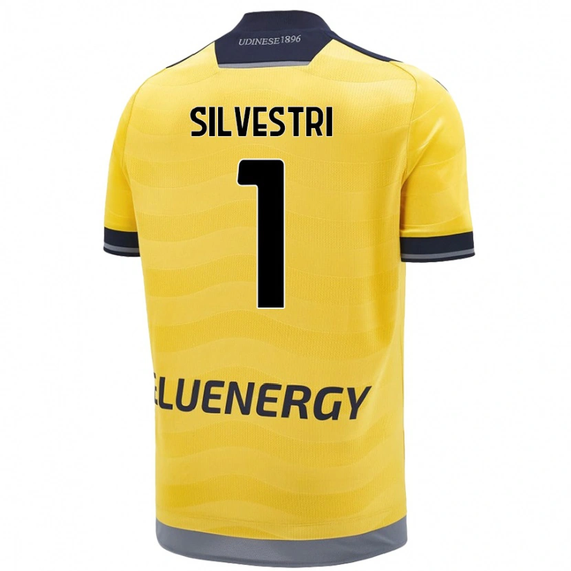 Danxen Donna Maglia Marco Silvestri #1 Oro Kit Gara Away 2024/25 Maglietta