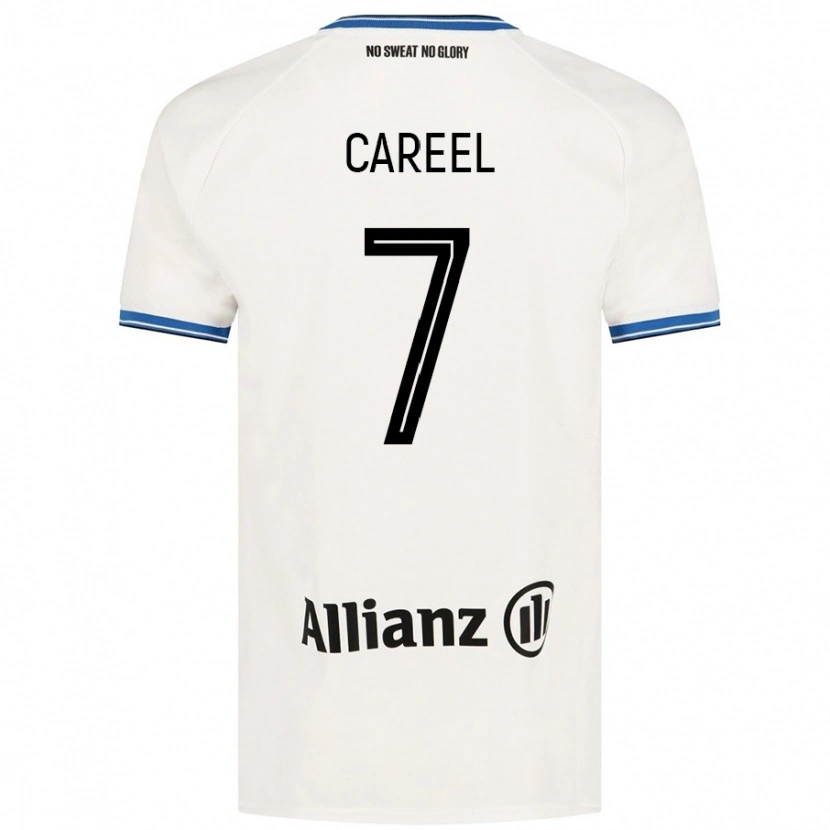 Danxen Donna Maglia Oona Careel #7 Bianco Kit Gara Away 2024/25 Maglietta