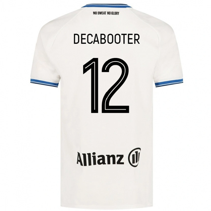 Danxen Donna Maglia Marith Decabooter #12 Bianco Kit Gara Away 2024/25 Maglietta