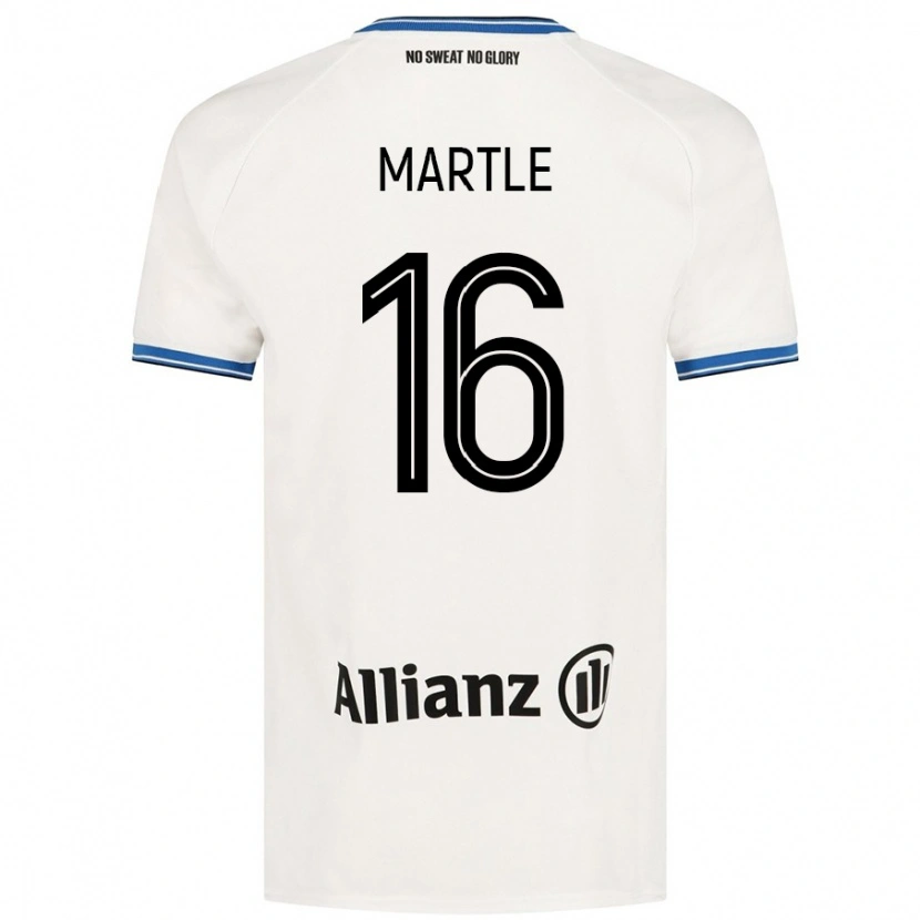 Danxen Donna Maglia Margaux Martlé #16 Bianco Kit Gara Away 2024/25 Maglietta