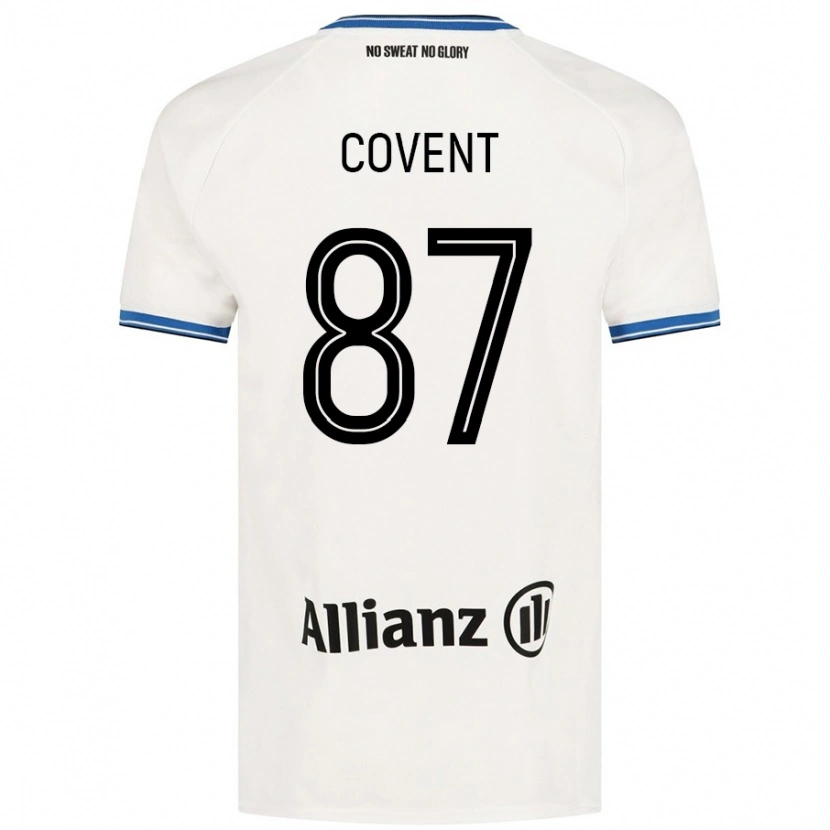Danxen Donna Maglia Jorijn Covent #87 Bianco Kit Gara Away 2024/25 Maglietta