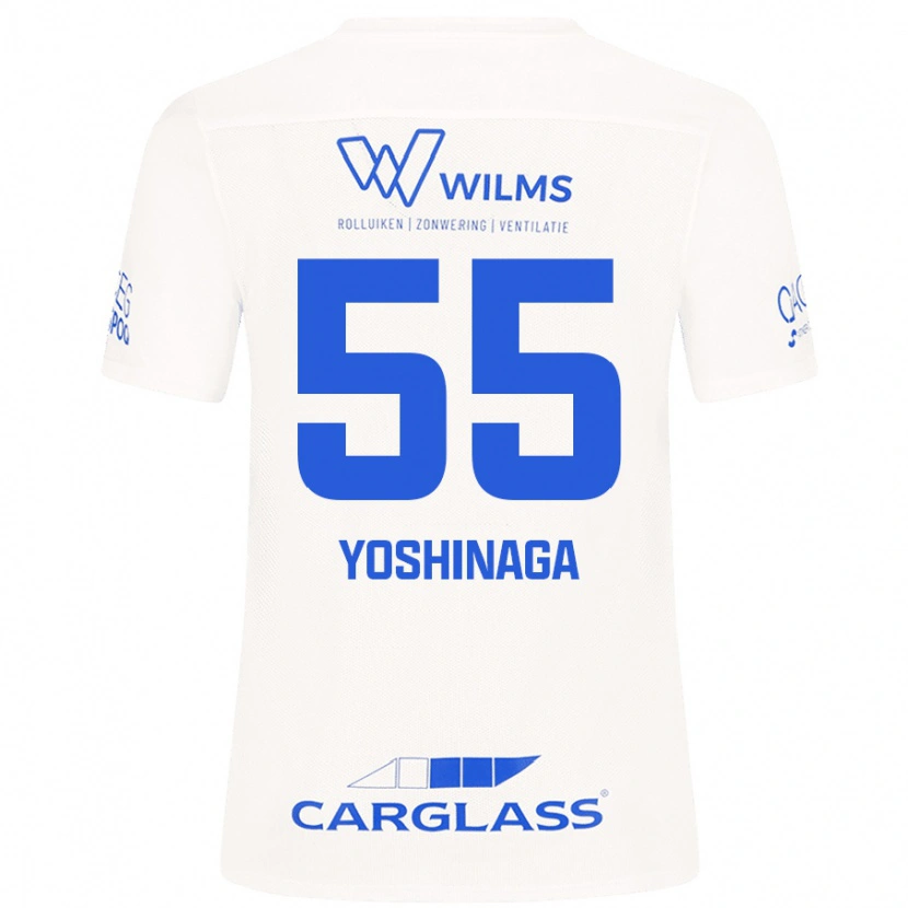 Danxen Donna Maglia Yumeki Yoshinaga #55 Bianco Kit Gara Away 2024/25 Maglietta