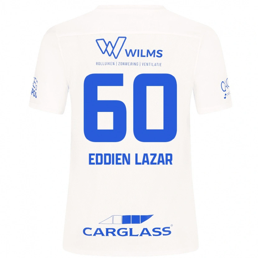 Danxen Donna Maglia Saif Eddien Lazar #60 Bianco Kit Gara Away 2024/25 Maglietta