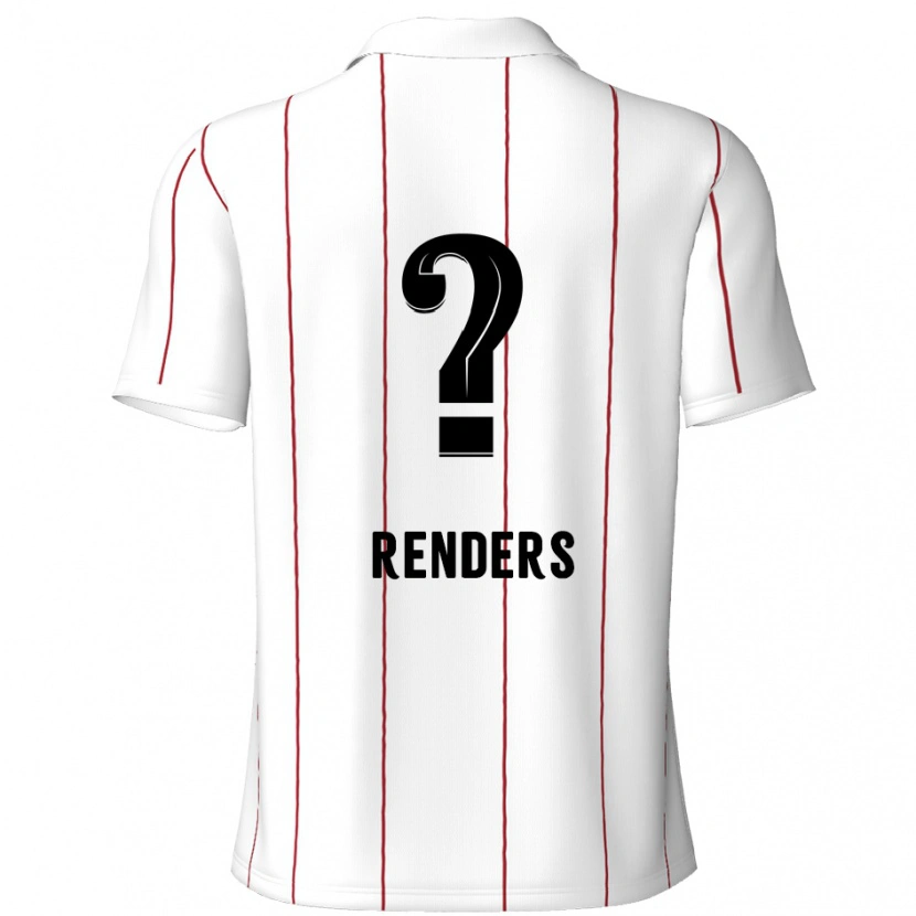 Danxen Donna Maglia Semm Renders #0 Bianco Nero Kit Gara Away 2024/25 Maglietta