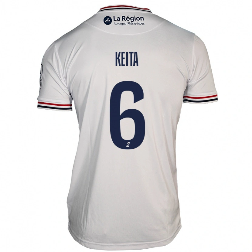Danxen Donna Maglia Habib Keïta #6 Bianco Kit Gara Away 2024/25 Maglietta