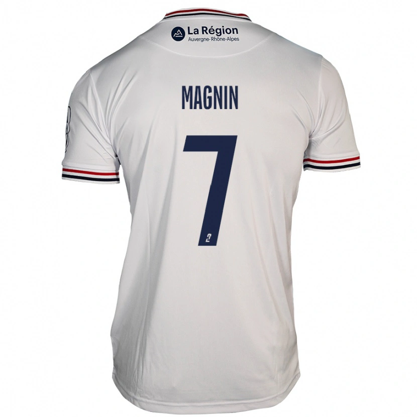 Danxen Donna Maglia Yohann Magnin #7 Bianco Kit Gara Away 2024/25 Maglietta