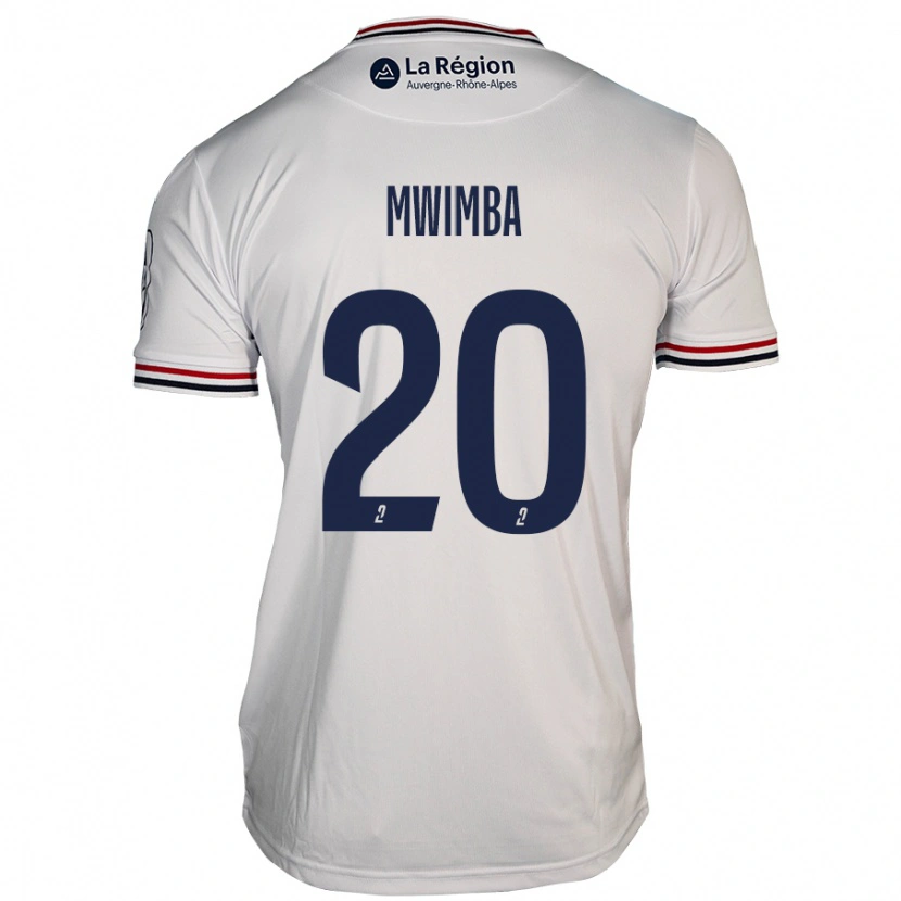 Danxen Donna Maglia Josué Mwimba Isala #20 Bianco Kit Gara Away 2024/25 Maglietta