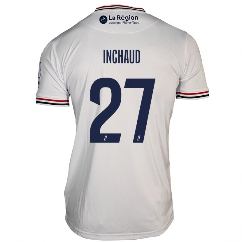 Danxen Donna Maglia Marks Inchaud #27 Bianco Kit Gara Away 2024/25 Maglietta