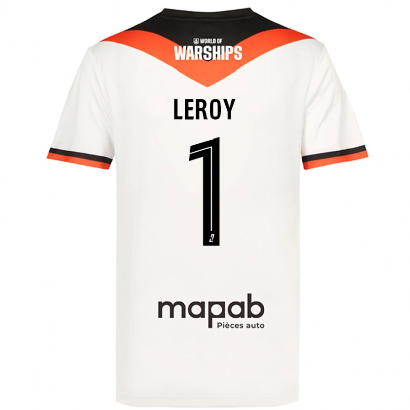 Danxen Donna Maglia Benjamin Leroy #1 Bianco Kit Gara Away 2024/25 Maglietta