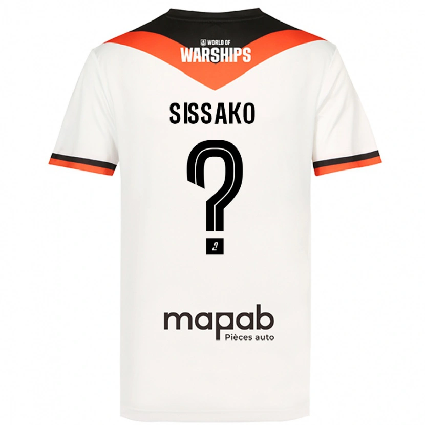 Danxen Donna Maglia Mohamed Sissako #0 Bianco Kit Gara Away 2024/25 Maglietta