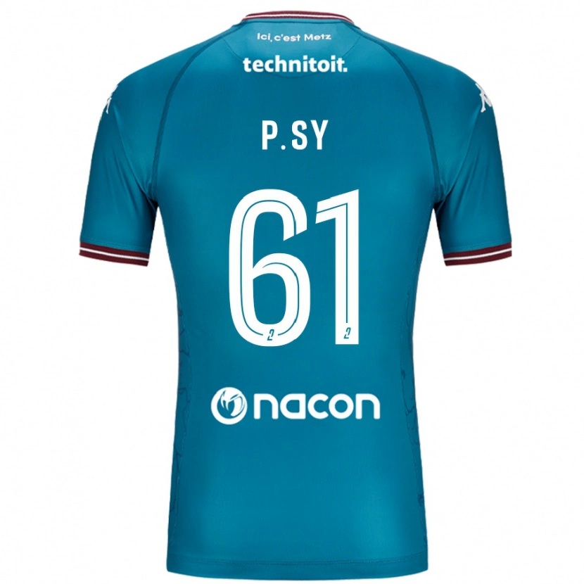Danxen Donna Maglia Pape Sy #61 Blu Petrolio Kit Gara Away 2024/25 Maglietta