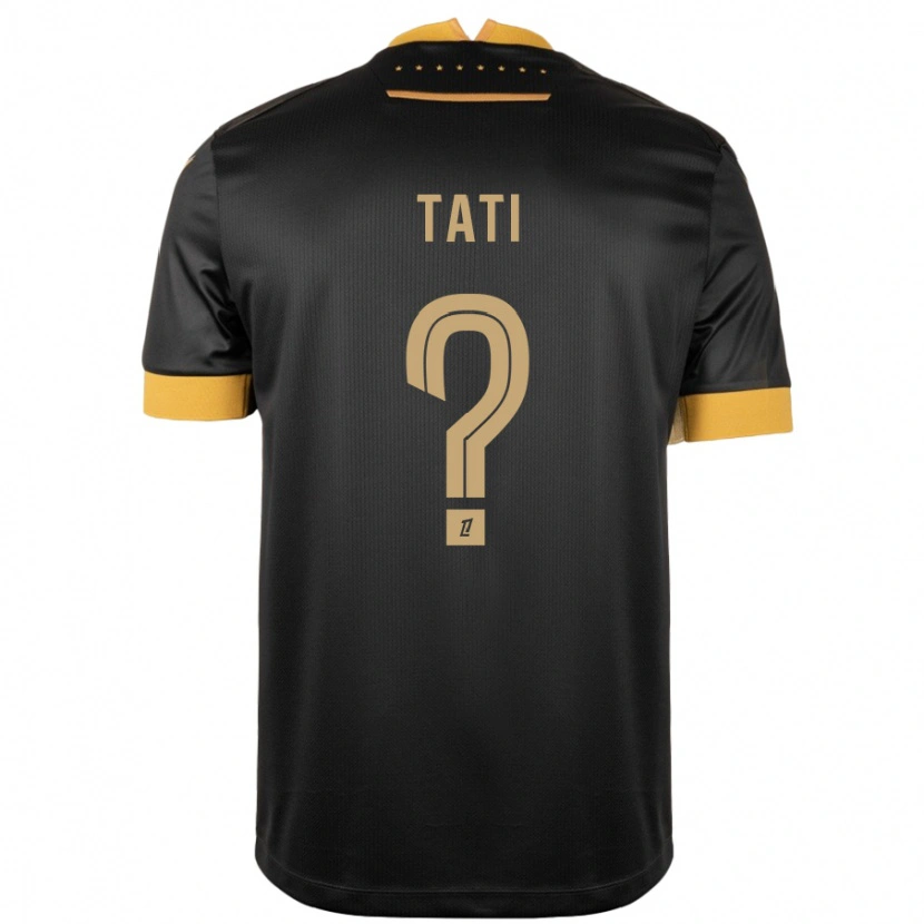 Danxen Donna Maglia Tylel Tati #0 Nero Marrone Kit Gara Away 2024/25 Maglietta