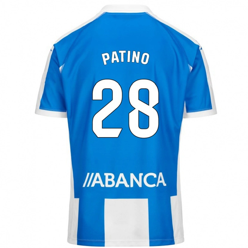 Danxen Bambino Maglia Charlie Patino #28 Blu Bianco Kit Gara Home 2024/25 Maglietta