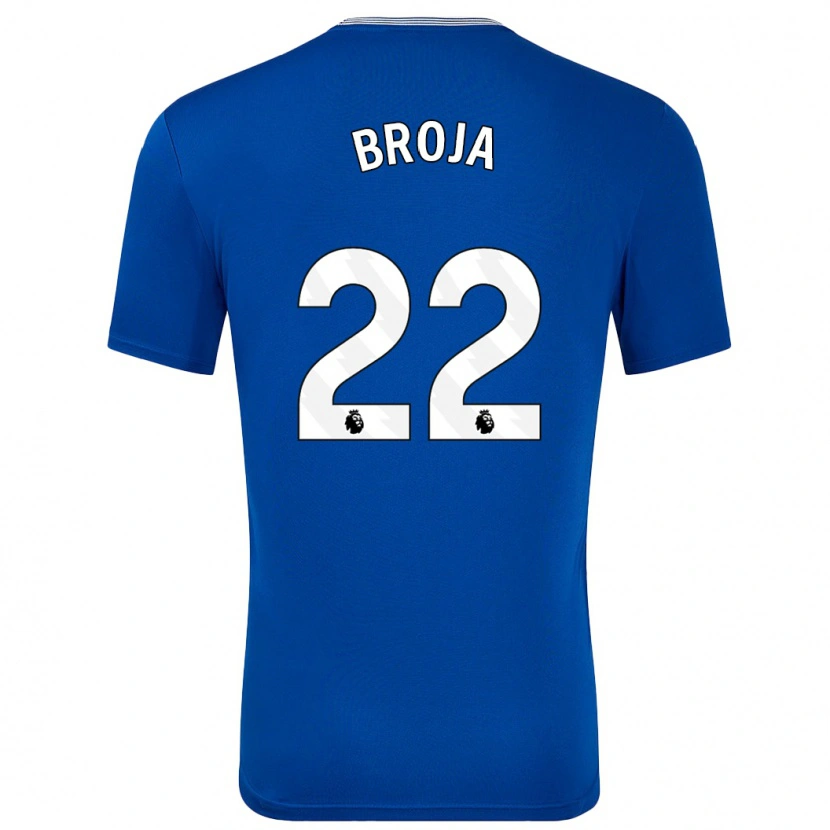 Danxen Bambino Maglia Armando Broja #22 Blu Con Kit Gara Home 2024/25 Maglietta