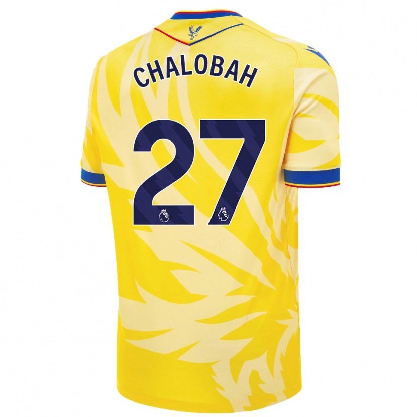 Danxen Bambino Maglia Trevoh Chalobah #27 Giallo Kit Gara Away 2024/25 Maglietta
