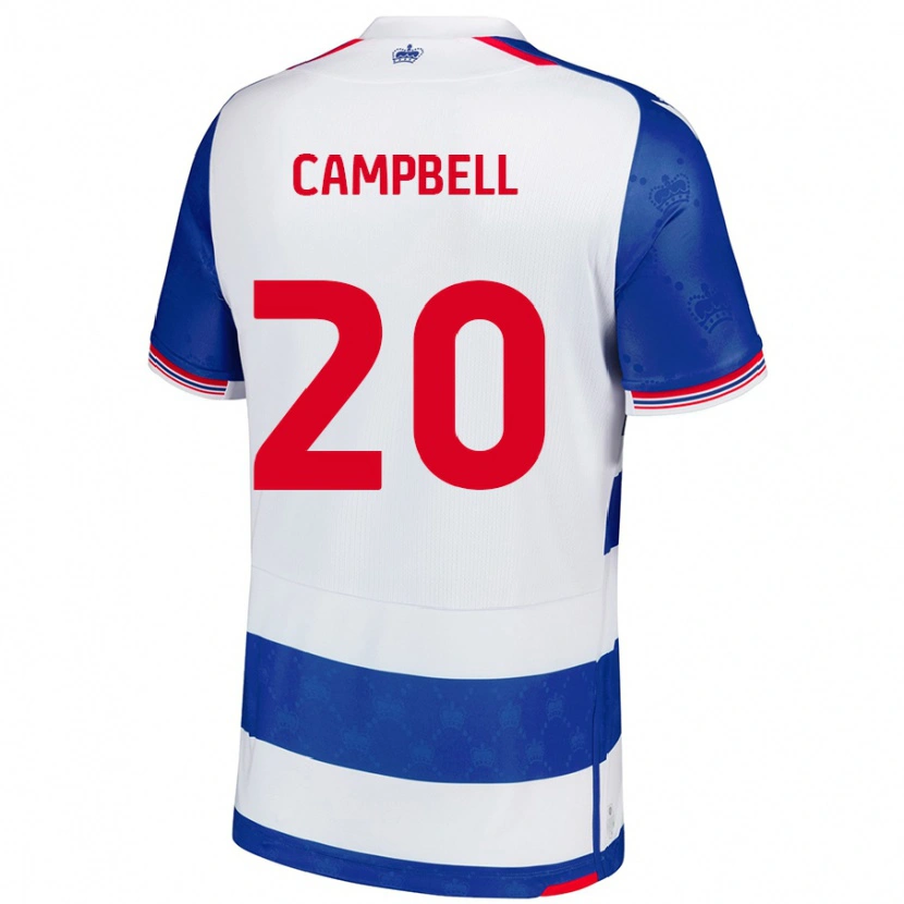 Danxen Bambino Maglia Chem Campbell #20 Blu Bianco Kit Gara Home 2024/25 Maglietta