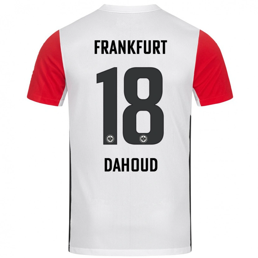 Danxen Bambino Maglia Mahmoud Dahoud #18 Bianco Rosso Kit Gara Home 2024/25 Maglietta
